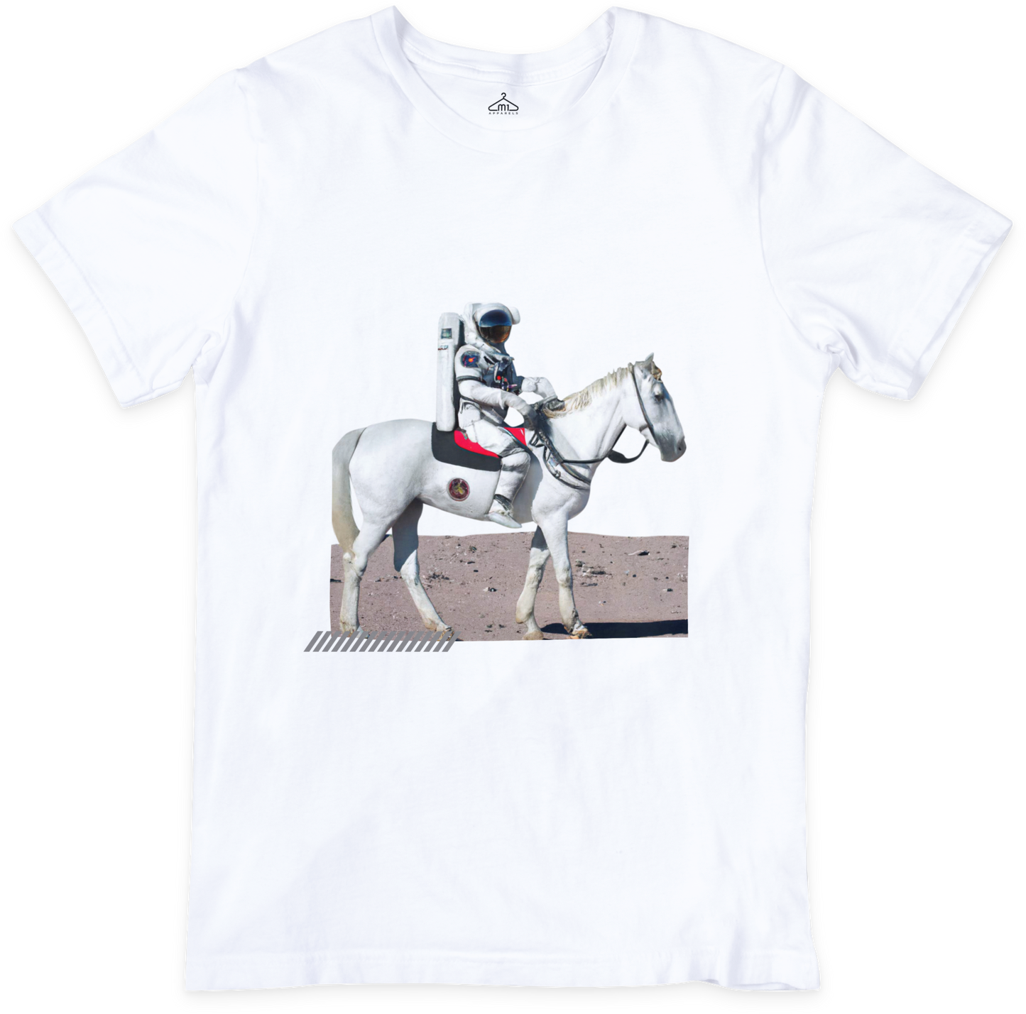 Astronaut on Horse Graphic T-Shirt