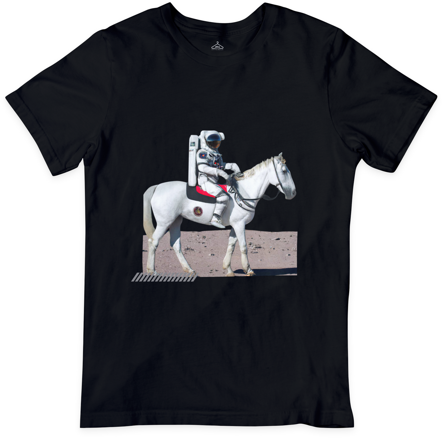 Astronaut on Horse Graphic T-Shirt