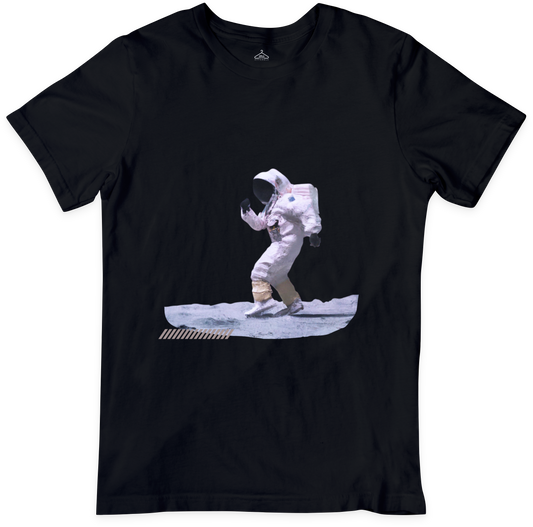 Moonwalk on the Moon Astronaut Graphic T-Shirt