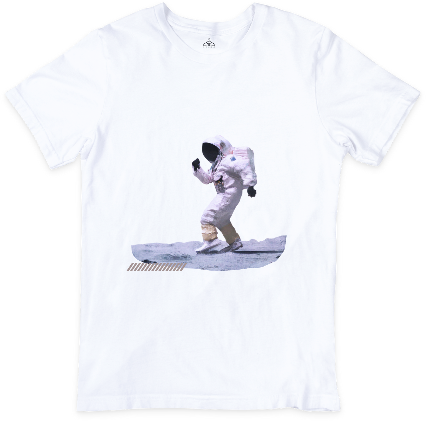 Moonwalk on the Moon Astronaut Graphic T-Shirt