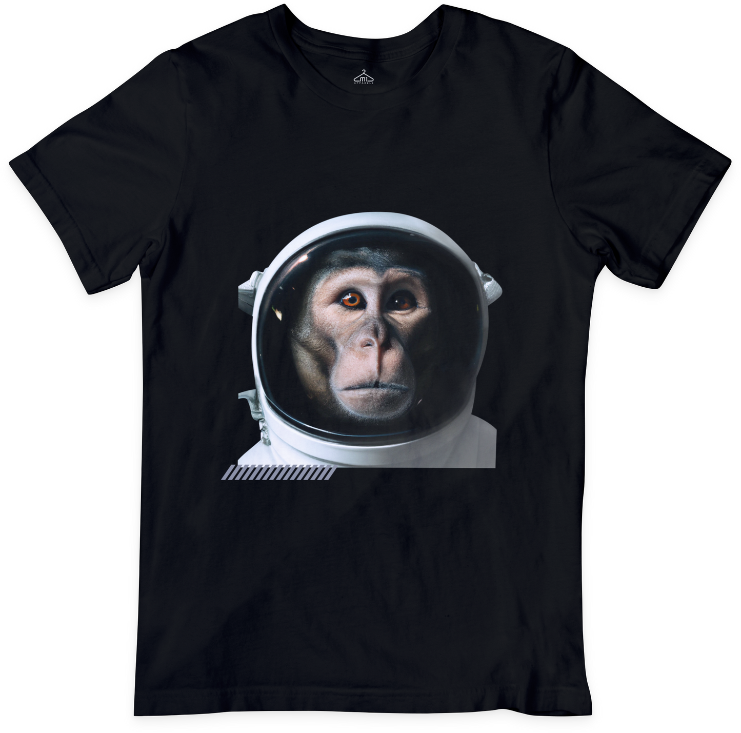 Monkey Astronaut Graphic T-Shirt